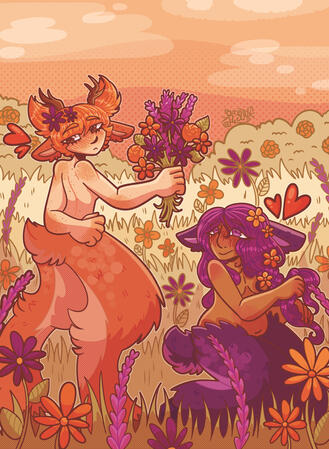 Lesbian Fauns